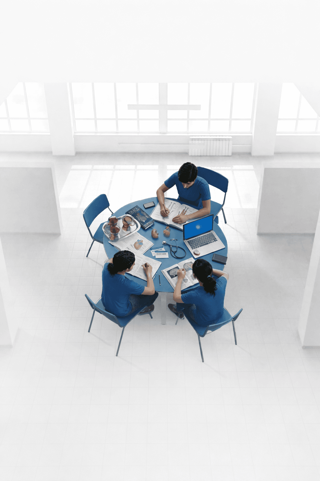 Students in a focused foundation learning session